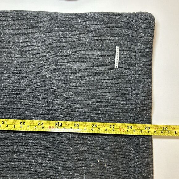 Swannies Golf Wolff Fleece Pullover 1/4 Snap Men’s large Charcoal-Navy Pullover - Picture 6 of 8